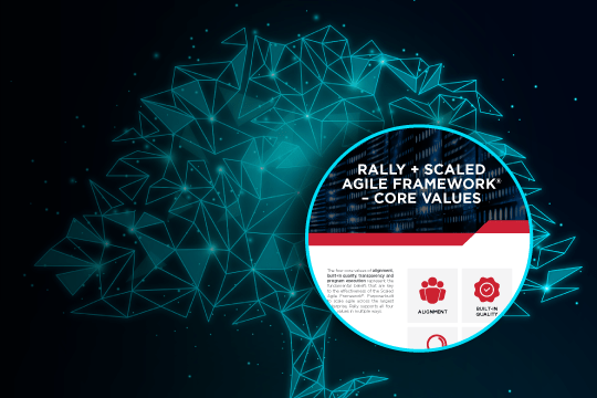 4 Core Values of Scaled Agile Framework® for Enterprise Agility